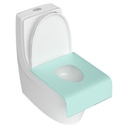 Travel disposable toilet pads have time