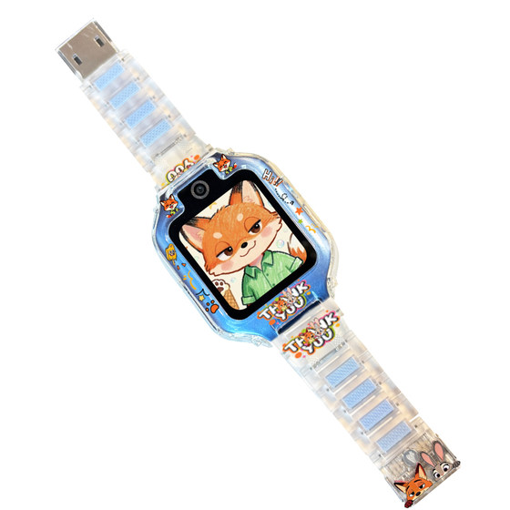 
[Zootown Magnetic Two-color] Suitable for Huawei children's phone watch strap 5x pro Xinyao 5pro hanging neck cover 5X protective shell 4X cartoon 3pro super version 5 vitality version universal