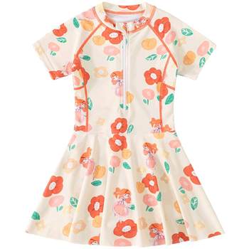 Girls' swimsuit sunscreen sunscreen fast dry