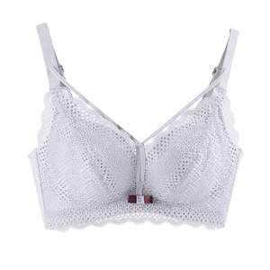 Zi Nirong sexy laceless lingerie female small breasts gathered no steel circle pair of chest and back flat chest girl middle thick cup