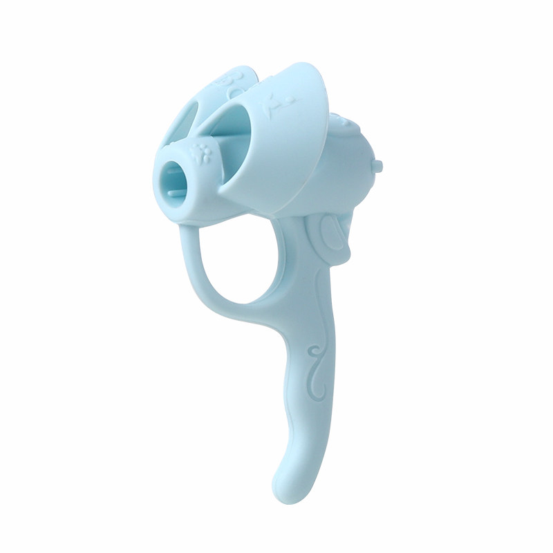 Pen Hold Corrector Ergonomisch Ontwerp Pen Grip Polsbrace Schrijven Houding Corrector Tool Voor Studenten Blauw