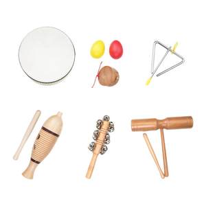 Music Shell Orff Percussion Course Children's Music Enlightenment Toys Early Education Musical Instrument Triangle Iron Speaker Hand drum