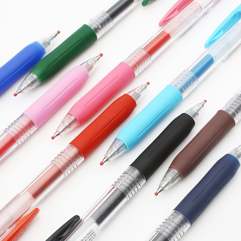 日本ZEBRA斑马中性笔水性笔JJ15基础款画画做笔记的彩色笔多色20色可选办公学生用签字笔绘图文具用品0.5mm