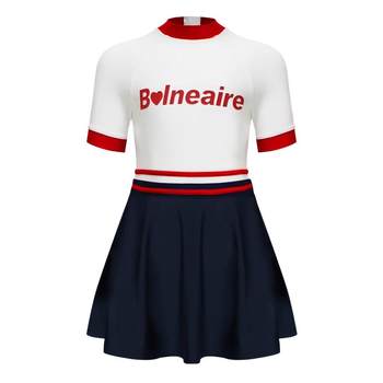 BE van der Ann jointly-branded children's one-piece swimsuit dress for women
