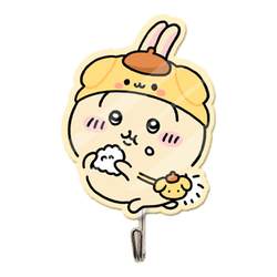 Ji Kawa cute hole-free hook powerful adhesive creative door back kitchen wall markless glue hook sticker wall