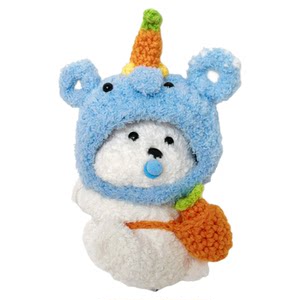 New car ornaments interior center console screen decoration cartoon plush doll lying ornaments rearview mirror for girls