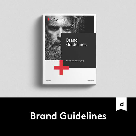 Brand Guidelines 简约品牌VI规范指南画册设计模板 G2020040401