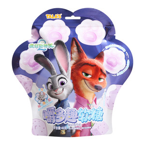
TALA'S Zootopia 2 joint soft candy yogurt strawberry flavor snack food children's gift