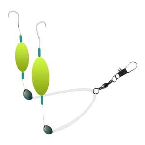 反离底子线双钩反底钓线组绑好成品钩欧式反底钓跑铅抗走水伊势尼