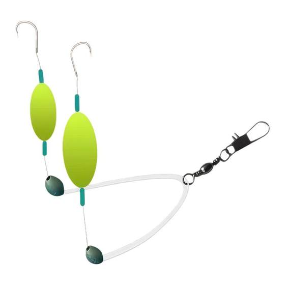 Anti-isolation bottom line double hook anti-bottom fishing line group tied with finished hook European style anti-bottom fishing lead running anti-water Iseni