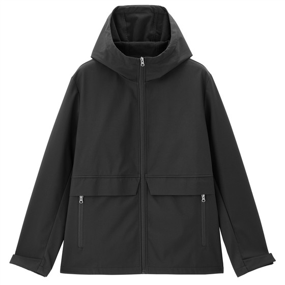 
Giordano Jacket Men's New Urban Style Soft Shell Jacket Outdoor Windproof Mountaineering Jacket Hooded Jacket Men 01074703