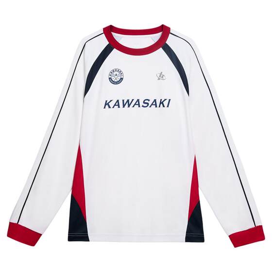 
kawasaki Kawasaki badminton clothing for men and women, breathable sports long-sleeved T-shirts, casual versatile tops and sweatshirts