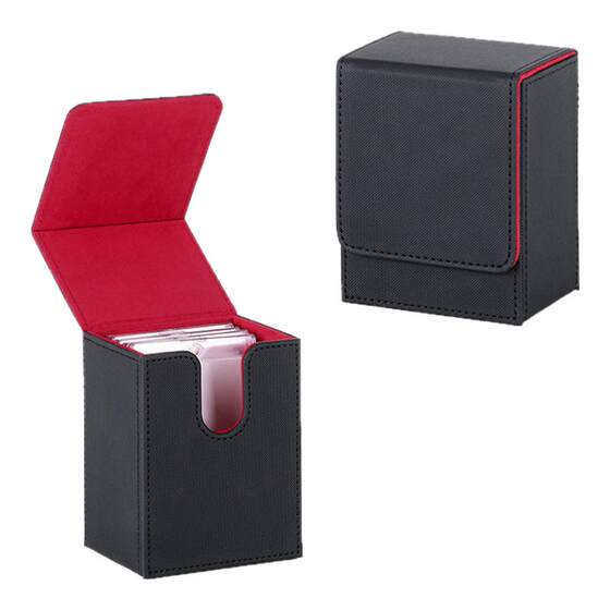 
Card brick/card holder storage box portable card box star card NBA Panini PTCG Pokémon PU magnetic card box
