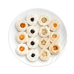 
Dog snacks, freeze-dried goat milk fruit and vegetable pancakes, cat snacks, blueberries, carrots, freeze-dried snacks, mixed food supplements