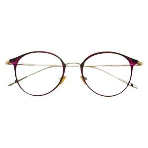 Purple glasses box female Korean version tide retro and simple Korean classical round face myopia glasses glasses shelf female big face
