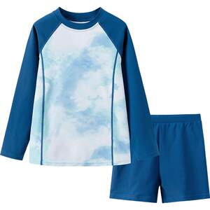 Barlabara Children's Swimsuit Boys Zhongda Children's New Boy Swim Swing Swimming Specialty Training Swimming Set
