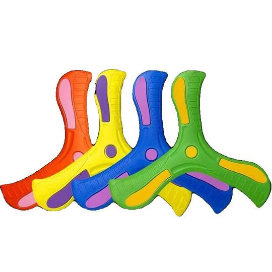 Qunkun Lot De 6 Frisbees Boomerang – En Plastique Flexible – V-Form Et 3 Ailes – Sport En Plein Air – Développe Coordination – Cadeau Enfant