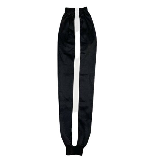 
School uniform pants with one stripe, wide white edges, navy blue one stripe, middle and high school students' men's and women's sports school pants