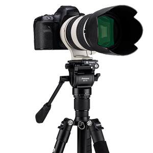 
Horizontal and vertical shot Futubao MH6A PRO metal hydraulic damping pan-top SLR portable professional camera panning 70200 large lens stable tripod suitable for Canon 5D4 R6 Fuji XT4
