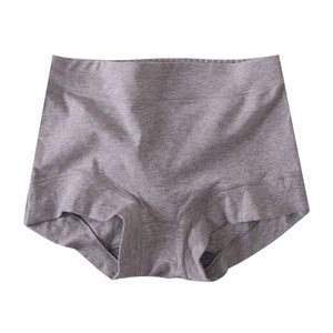 
Pure cotton underwear for women, all-cotton graphene antibacterial crotch for girls, medium-high waist large-size hip-wrapped breathable four-corner boxer