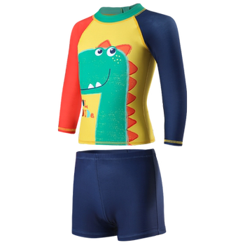 Yameishan split boy swimsuit set
