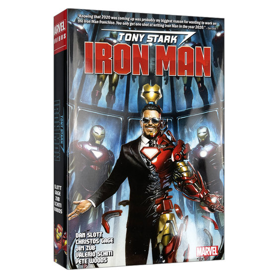 漫威漫画 托尼·史塔克 钢铁侠合集 精装 Tony Stark Iron Man by Dan Slott Omnibus Dan Slott 英文原版漫画 进口英语书籍