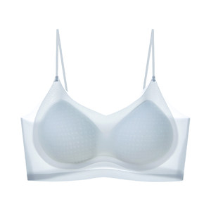 
Like Kiss Black Swan Seamless Thin Underwear Women's Small Breast Gathering Invisible Skin Color Foundation Thin Shoulders Beautiful Back Bra Women