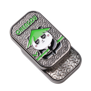 
Taijue Kung Fu Panda Unlimited Push Card Decompression Leisure Mechanical Paragraph EDC Decompression Snap Coin Fingertip Gyro