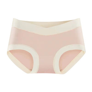 Pregnant women underwear pure cotton crotch whole cotton antibacterial pregnancy in the middle and late pregnancy dedicated low -waist shorts to hold the belly Modal