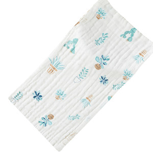 Pure cotton gauze small towel rectangular baby wash facial scarf newborn gauze towel baby face towel children's adult pillow towel