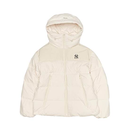 
MLB official male and female couples trendy casual waterproof and repellent hooded down jacket winter new DJB21