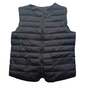 Cotton vest men's down cotton vest spring, autumn and winter loose warm middle-aged and elderly cotton vest men's cotton jacket inner lid