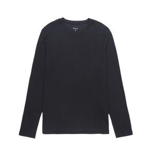 
Baleno 2024 spring new style simple, fashionable and comfortable solid color round neck long sleeve pullover youth inner t-shirt for men