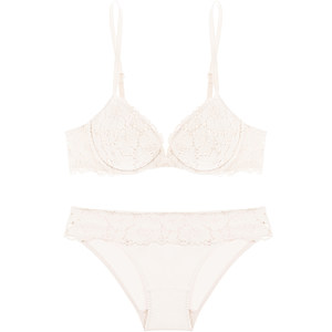 
Curious Miss lace small breasts gathered underwear for women pure desire bra set large breasts show small anti-sagging thin sexy