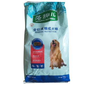 McFudi dog food algae and dog food 15kg alganer beef teddy VIP golden retriever universal grain 30*0.5kg40
