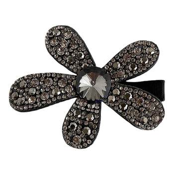 
Full Diamond Flower Hair Pin Clip Broken Hair Duckbilly Clip