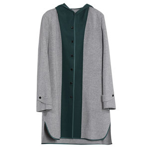 
2023 spring new loose versatile woolen coat women single-breasted women's jacket DY-13061