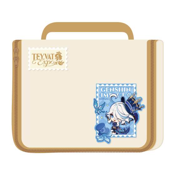 [Genshin Official] Tivat exhibition theme series toilet bag Velcro Luggage card Genshin