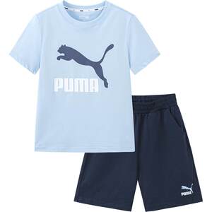 
PUMA children's clothing 26 new summer new boys and girls T-shirt quick-drying short-sleeved shorts fashionable children's sports suit
