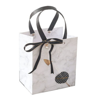 ins style marble bracelet earrings packaging jewelry box