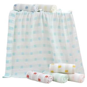 
Berilla absorbent six-layer bamboo cotton gauze four-season bath towel baby towel cover blanket newborn super soft baby bath towel