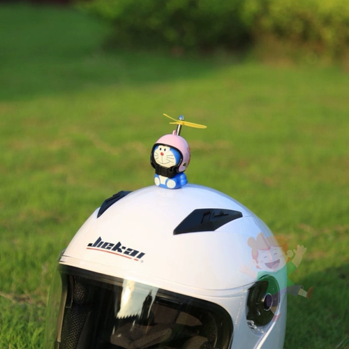 Шлем, украшение, велозвонок, Дораэмон, стрекоза