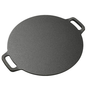 Cast iron miscellaneous grain pancake fruit pot flat bottom pancake pot gas stove qi stove houseless coating booth pancake fruit tool
