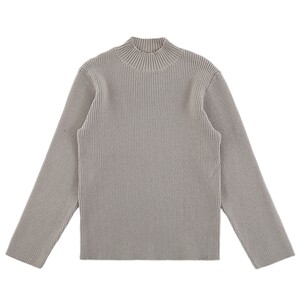 
oddtails boys half turtleneck solid color sweater 2025 new children's autumn and winter lightweight warm sweater versatile