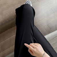 Зимние приталенные флисовые демисезонные штаны для отдыха, высокая талия, большой размер, свободный прямой крой