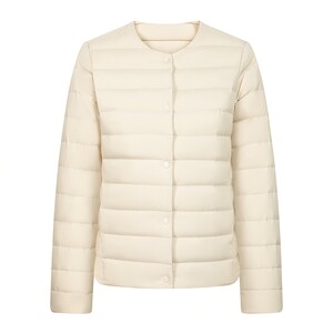 Bosideng 2026 new women's lightweight rib down jacket with inner liner and outer wear, portable collar type, adjustable 90 down