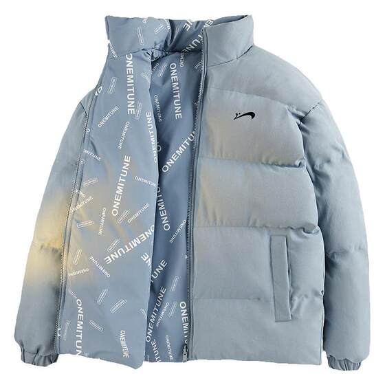 Noble bird cotton clothing men's double -sided padded jacket men's winter tide brands thickened cotton clothes couple jacket warm bread clothes