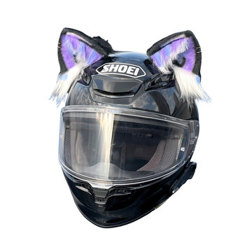 
New helmet ear decoration, versatile style for men and women