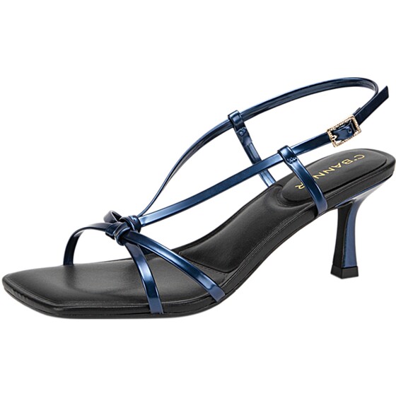 
[Same style of Zhang Yuxi Papi] Qianbaidu silent fashion sandals for women in summer new cloud-sensing high heels