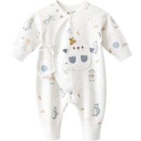 Newborn Cotton Strapped Jumpsuit | Spring And Autumn Baby Romper